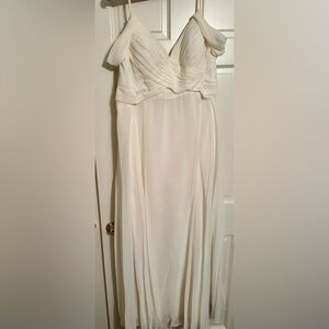 Bari Jay Ivory Chiffon Gown